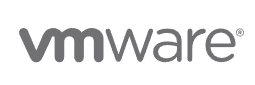 The image shows the VMware logo in gray lowercase letters on a white background.