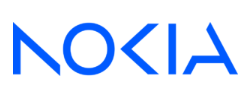 Blue "NOKIA" logo on a white background.