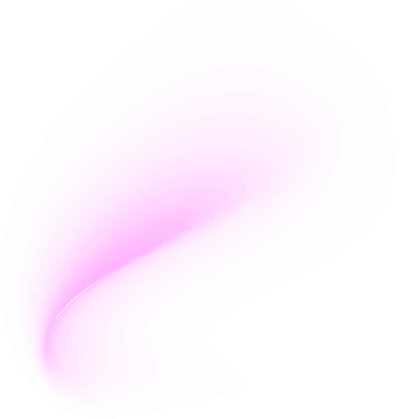 Bright pink abstract shape with soft, glowing edges and a gradient effect, reminiscent of a Network Service Provider’s vibrant digital presence, set against a transparent background.